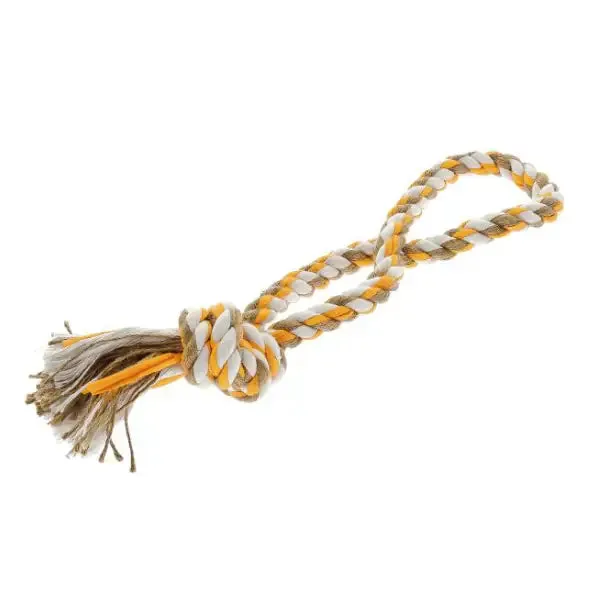 Ferribiella manigliotto in cotone gioco per cani Lunghezza 40 cm - Giochi per cani - immagine 1