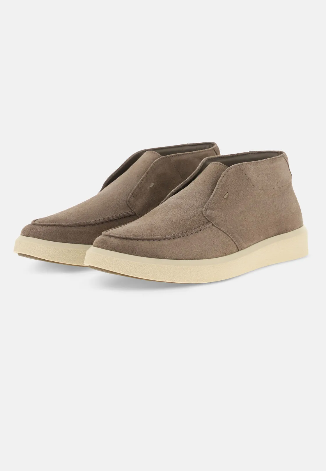 Boggi, Stivaletti Cirrus In Pelle Scamosciata, Uomo, Taupe, Taglia: 42-8 - immagine 3