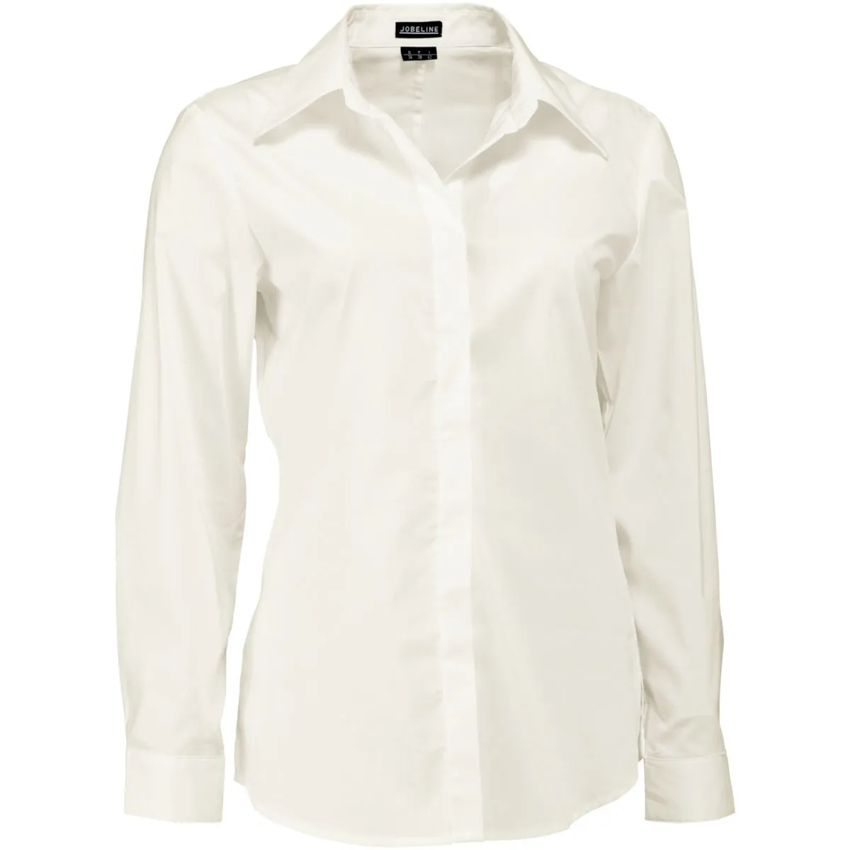 JOBELINE Camicetta Fiore maniche lunghe; Taglia 46; bianco crema - immagine 1