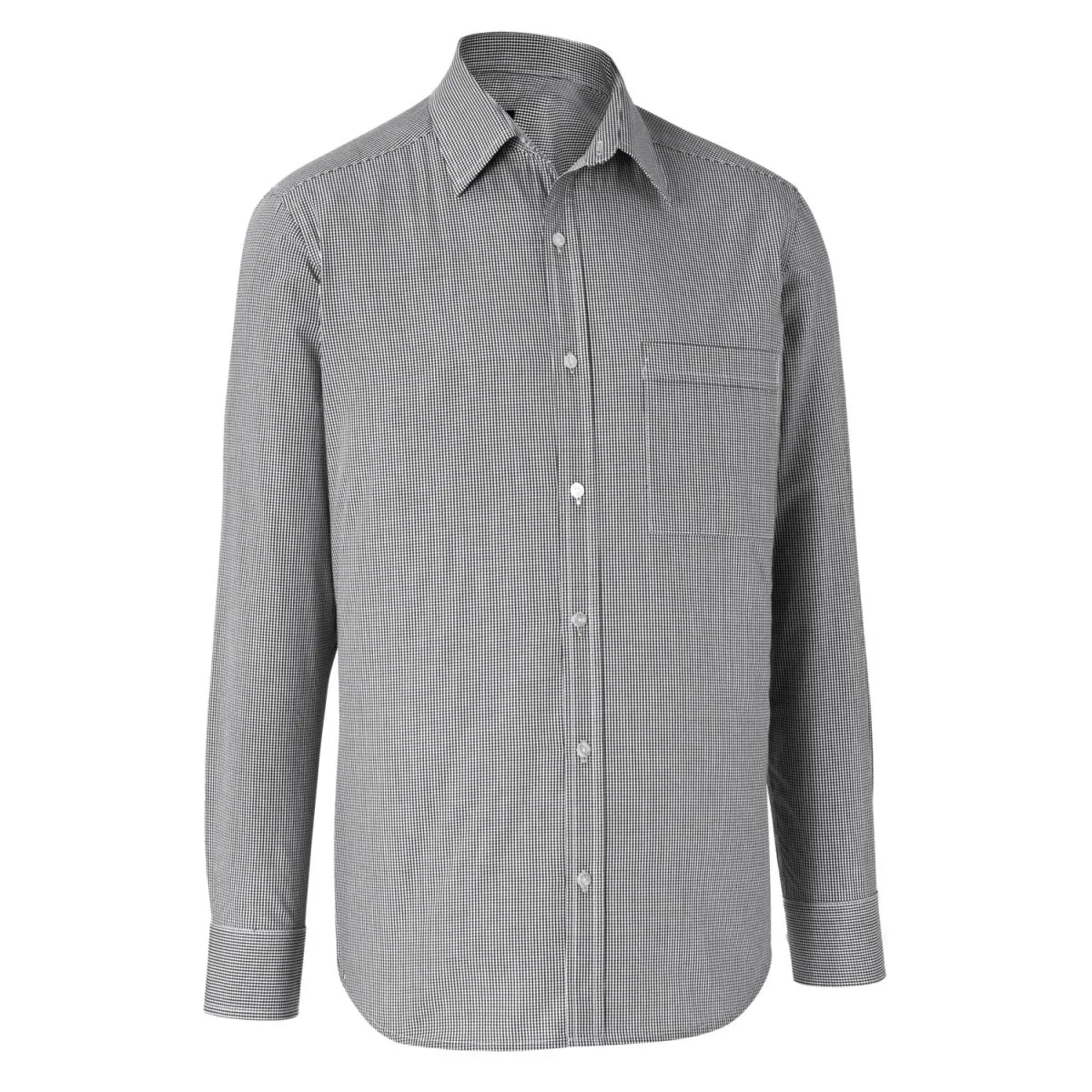 JOBELINE Camicia da uomo Harper maniche lunghe; Taglia 39/40; nero - immagine 1
