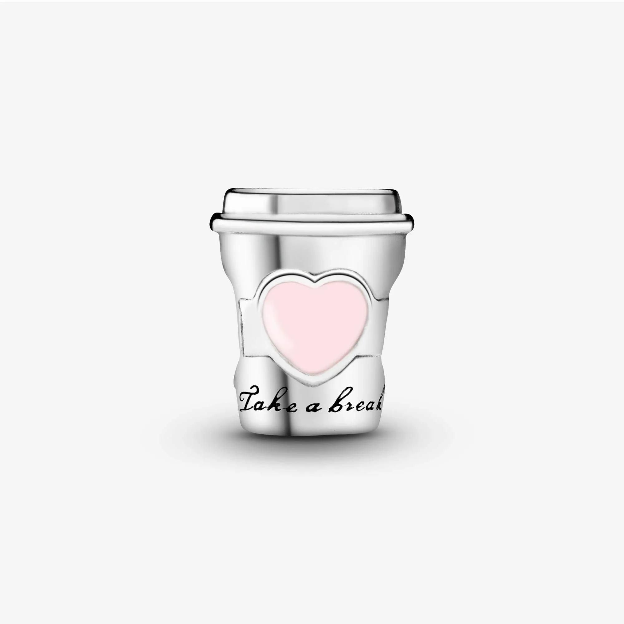 PANDORA Passions Ciondolo in argento con tazzina da caffè con smalto rosa - immagine 8