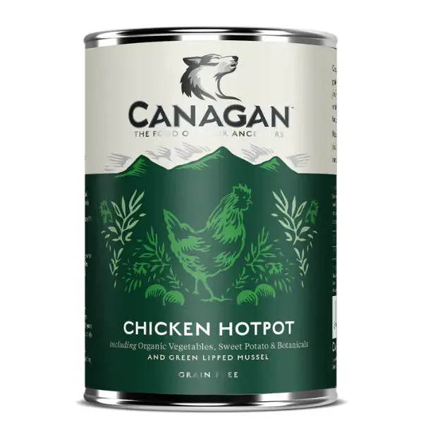 Canagan for Dogs All Life All Breeds Grain Free Bocconi 400 gr Spezzatino di pollo - confezione da 6 pezzi - Cibo umido per cani - immagine 1