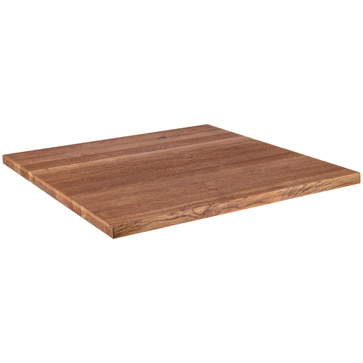 VEGA Piano per tavolo in legno massello Torres quadrato; 40x40x3 cm (LxLxH); quercia antica/marrone; quadrata - immagine 1