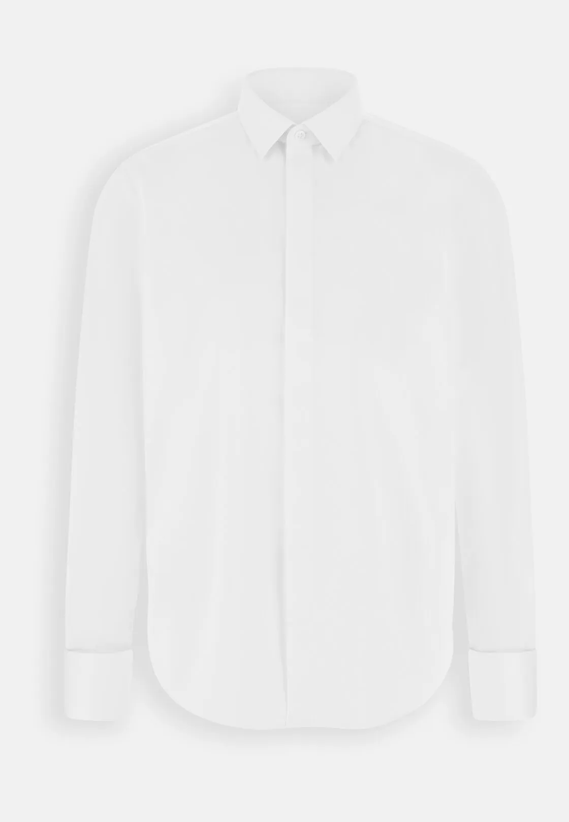 Boggi, Camicia In Raso Di Cotone Slim Fit, Donna, Bianco, Taglia: 43 - immagine 6