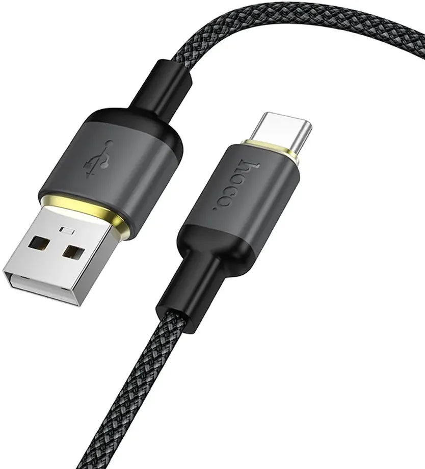 Cavo Dati e Ricarica USB-A - USB-C HOCO X128 Benefit, 36W, 1m, Nero - immagine 1