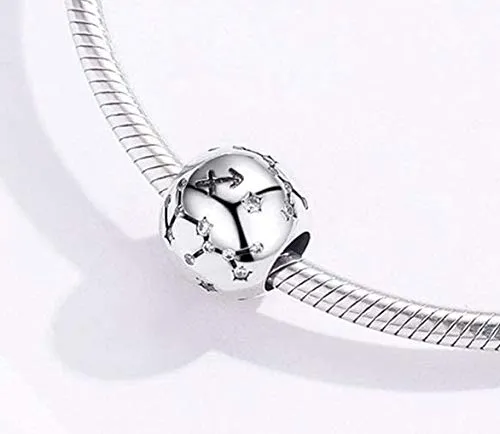 Maria Fonte Bead Charm Segno Zodiacale Sagittario in Argento Sterling 925, Compatibile con Le più Diffuse Marche di Braccialetti e collane. - immagine 2