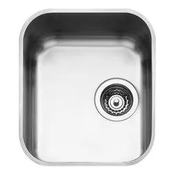 Lavello 1 vasca (36x42cm) ALBA Inox Spazzolato UM34 - immagine 1