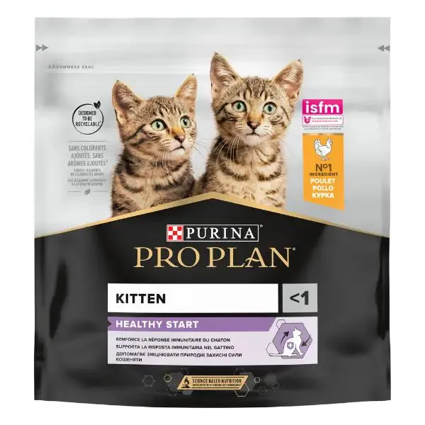 Purina Pro Plan Healthy Start Kitten con Pollo 400 gr - Croccantini per gatti - immagine 1