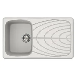 Lavello 1 vasca (86x50cm) MASTER 400 Bianco Opaco LGM40068 - immagine 1