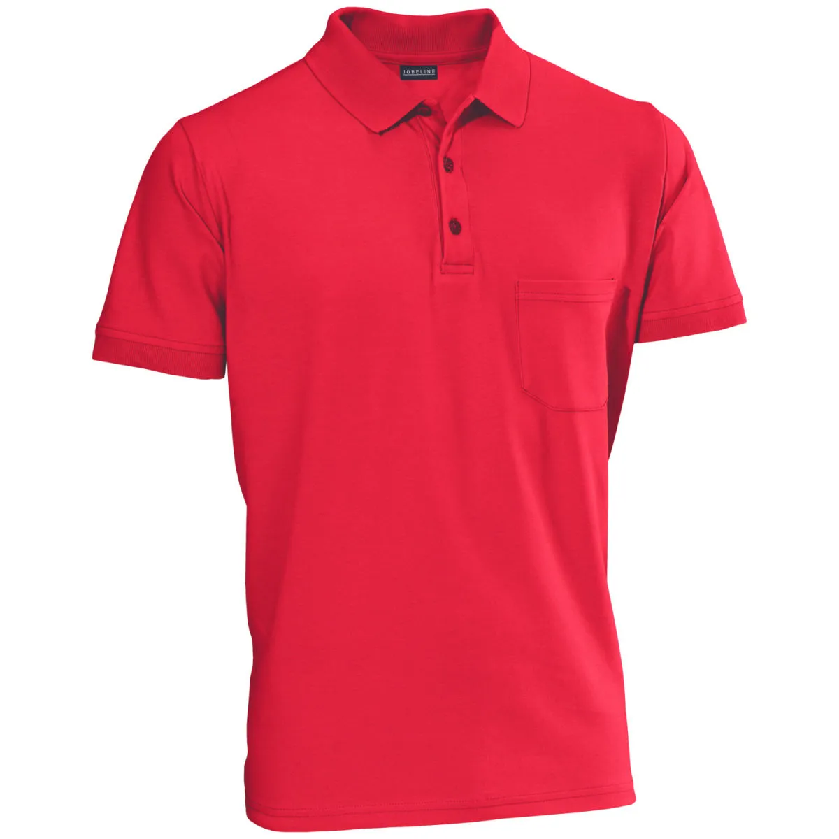 JOBELINE Polo da uomo Gary maniche corte; Taglia M; rosso - immagine 1