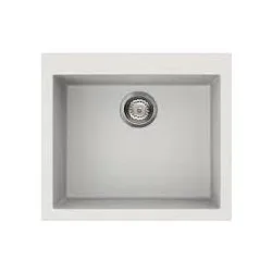 Lavello 1 vasca (57x50cm) QUADRA 105 Bianco Opaco LGQ10568 - immagine 1