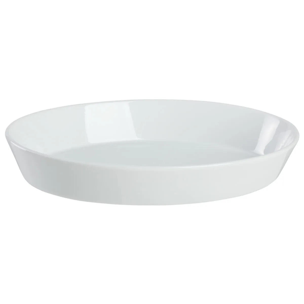 6x PULSIVA Pirofila Luno; 1500 ml, 30x21x5 cm (LxLxH); bianco; ovale; 6 pz. / Pacco - immagine 1