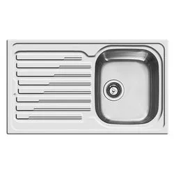 Lavello 1 vasca (86x50cm) SKY 400 Inox Satinato LIK400SACDX - immagine 1