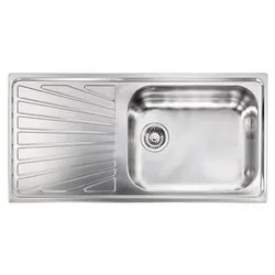 Lavello 1 vasca (100x50cm) COMETA Inox Satinato 011446DCSSP - immagine 1