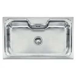 Lavello 1 vasca (86x51cm) EUREKA Inox Satinato 011743XCSSP - immagine 1