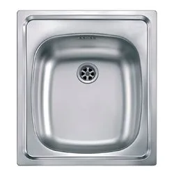 Lavello 1 vasca (44x50cm) CINZIA Inox Satinato 011944X1012016 - immagine 1
