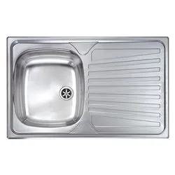 Lavello 1 vasca (79x50cm) MONDIAL Inox Satinato 011541SCSSX - immagine 1