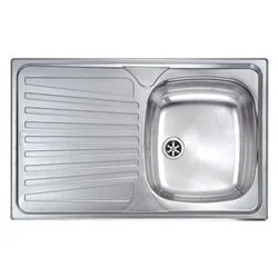 Lavello 1 vasca (79x50cm) MONDIAL Inox Satinato 011541DCSSX - immagine 1