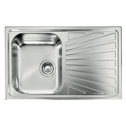 Lavello 1 vasca (79x50cm) COMETA Inox Satinato 011441SCSSX - immagine 1
