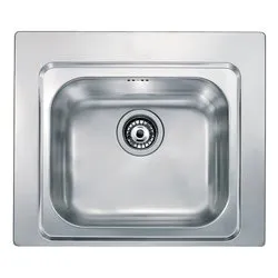 Lavello 1 vasca (58x50cm) CINZIA Inox Satinato 011945XCSSX - immagine 1