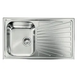 Lavello 1 vasca (86x50cm) COMETA Inox Satinato 011443SCSSX - immagine 1