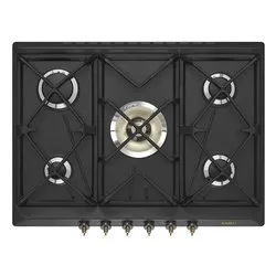 Piano cottura gas 5 zone COLONIALE SRV876AOGH Antracite (70cm) - immagine 1