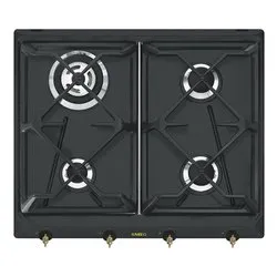 Piano cottura gas 4 zone COLONIALE SRV864AOGH Antracite (60cm) - immagine 1