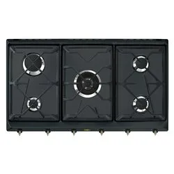 Piano cottura gas 5 zone COLONIALE SRV896AOGH Antracite (90cm) - immagine 1