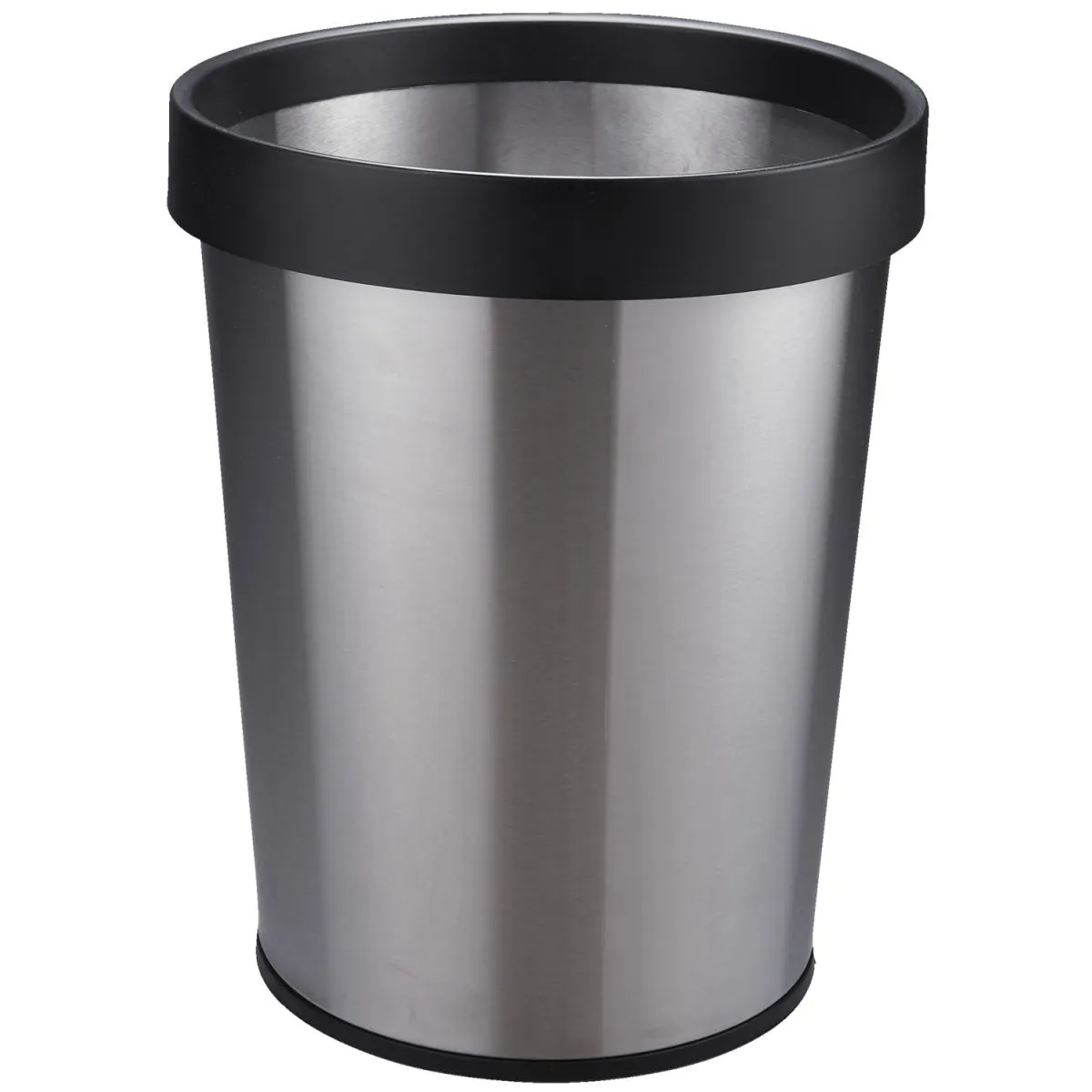 PULSIVA Cestino per rifiuti Shermer; 12000 ml, 25.5x32.2 cm (ØxH); argento; conica - immagine 1