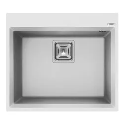 Lavello 1 vasca (57x50cm) KARISMA 105 Bianco Opaco LGK10568 - immagine 1