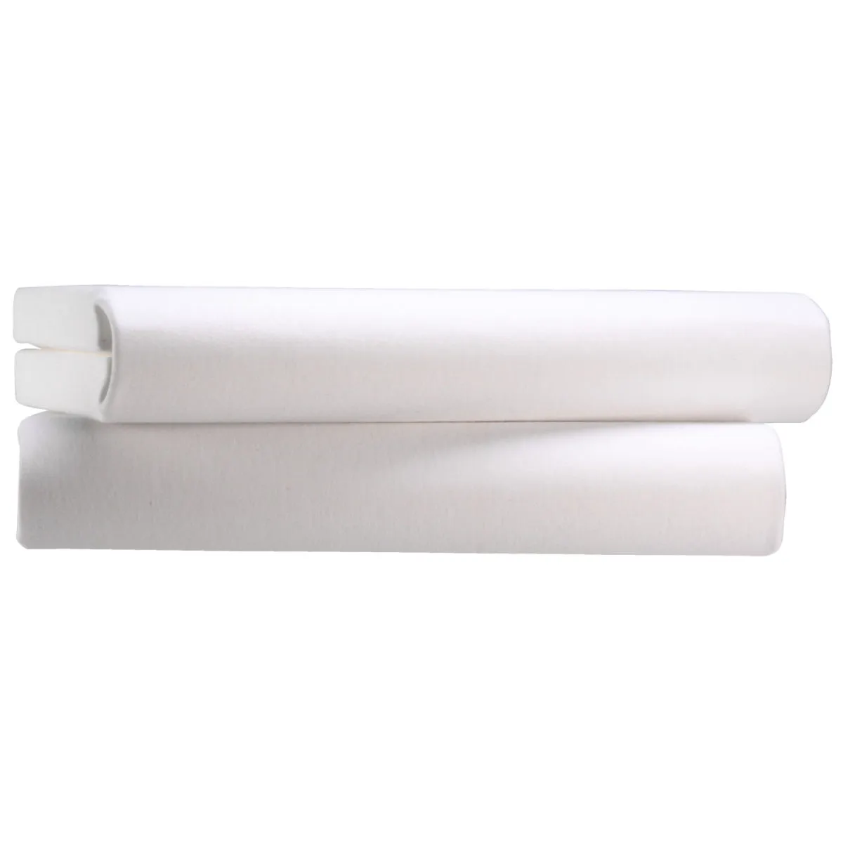 2x PULSIVA Lenzuola di sotto Savannah Jersey; 90-100x200 cm (LxL); bianco; 2 pz. / Pacco - immagine 1