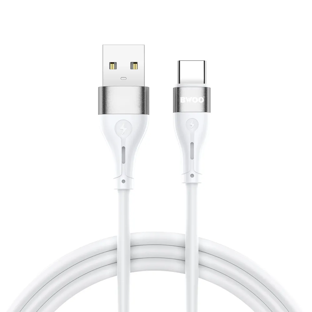 Cavo Dati e Ricarica USB-A - USB-C BWOO X280C, 15W, 1m, Bianco - immagine 1