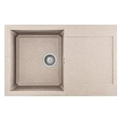 Lavello 1 vasca (79x50cm) EASY 300 Avena Opaco LGY30051 - immagine 1