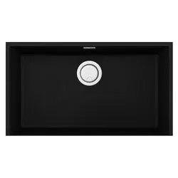 Lavello 1 vasca (76x44cm) INTEGRA 130 Nero Satinato LKQ13086BIN - immagine 1