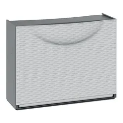 HARMONY 3 Paia Scarpiera Rattan bianco - immagine 1