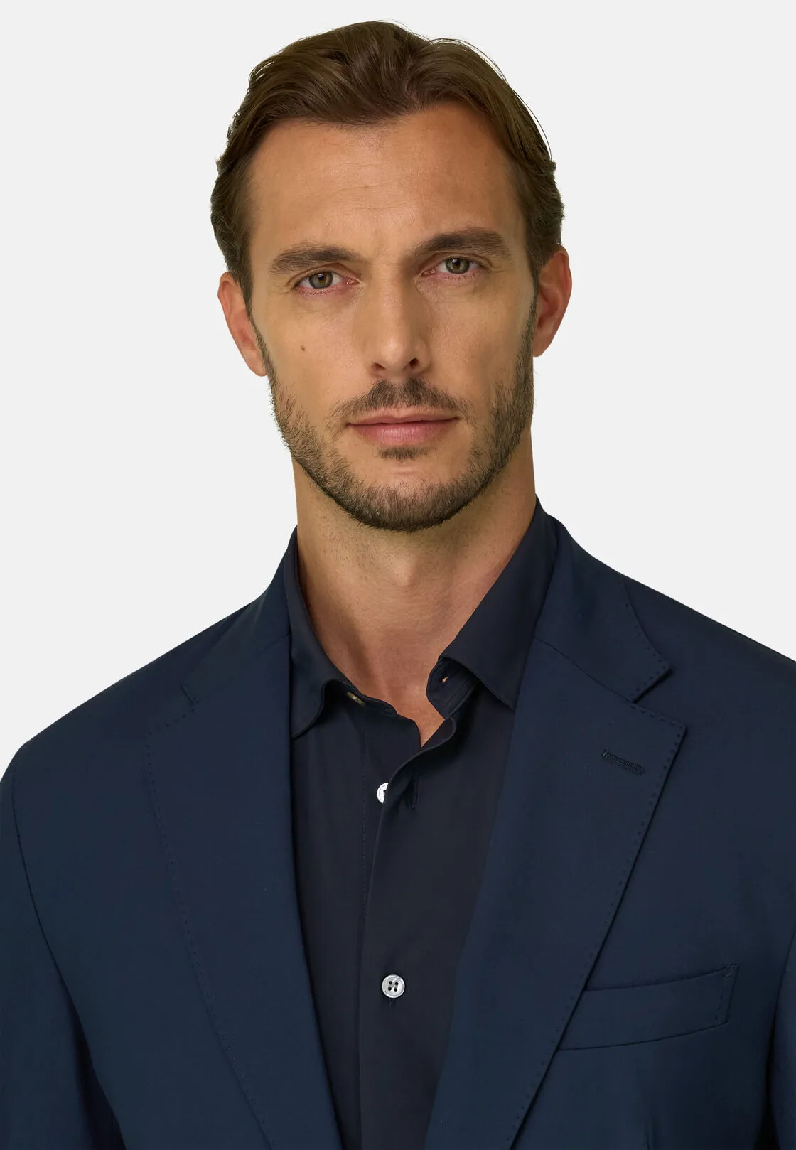 Boggi, Giacca In Nylon Elasticizzato B Tech, Donna, Navy, Taglia: 46 - immagine 3