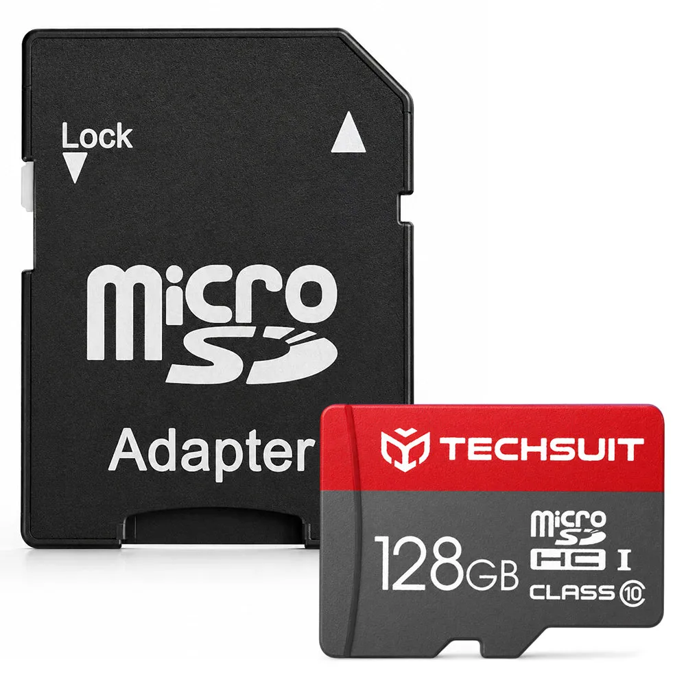 Scheda di memoria microSDXC Techsuit THCM26, 128Gb, Classe 10, con adattatore - immagine 1