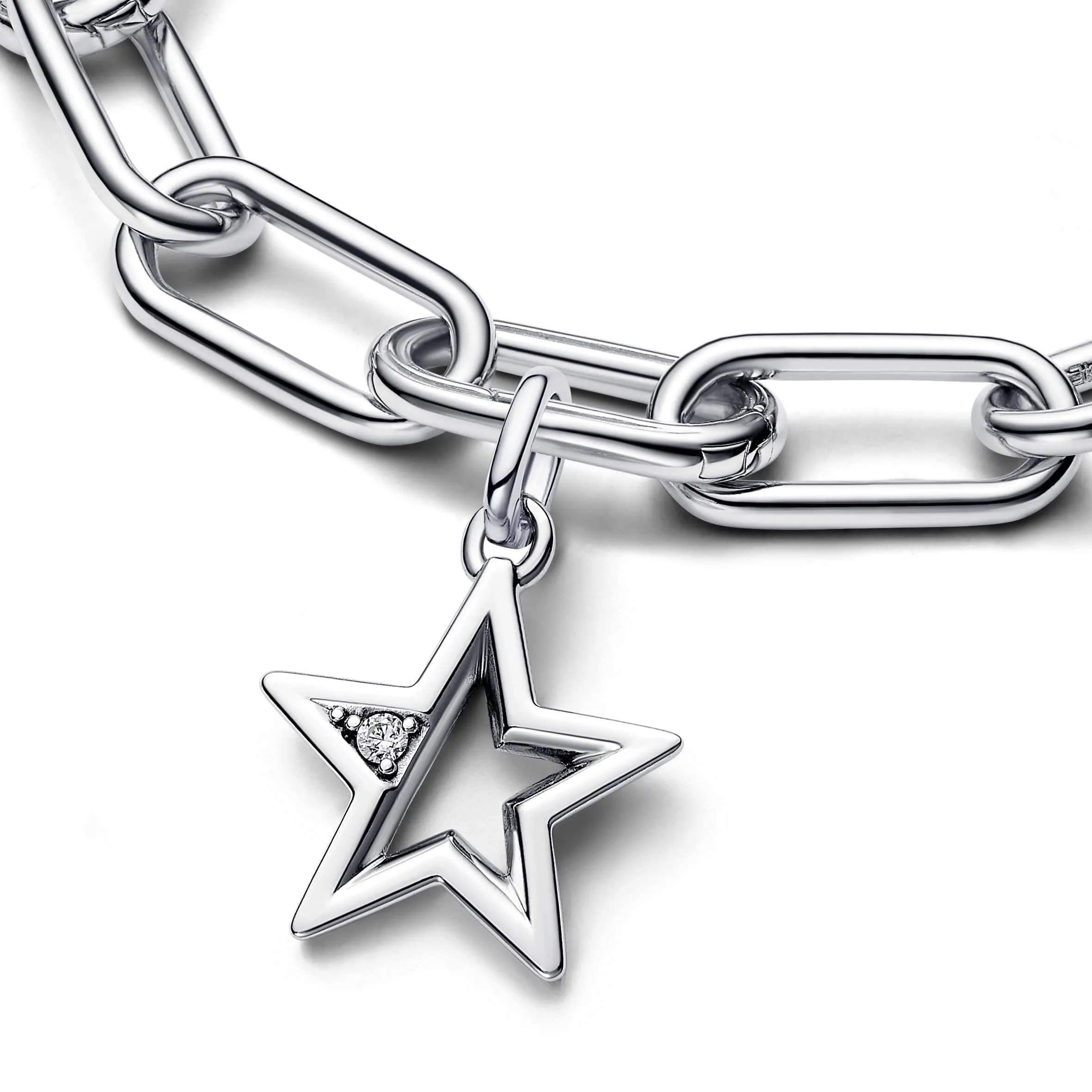 PANDORA ME Medaglione a forma di stella in argento Sterling con zirconia cubica trasparente - immagine 3