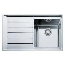 Lavello 1 vasca (86x51cm) Npx 611 NEPTUNE PLUS Inox Spazzolato 101 0068 360 - immagine 1