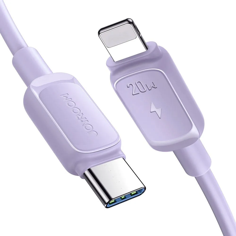 Cavo Dati e Ricarica USB-C - Lightning Joyroom S-A14, 20W, 1,2m, Viola - immagine 1