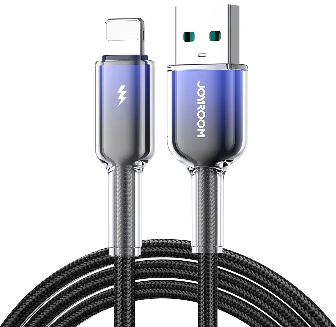 Cavo Dati e Ricarica USB-A - Lightning Joyroom S-A42, 18W, 1,2m, Nero - immagine 1