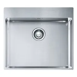 Lavello 1 vasca (57x51cm) Bxx 210 54 Tl BOX Inox Spazzolato 127 0369 295 - immagine 1