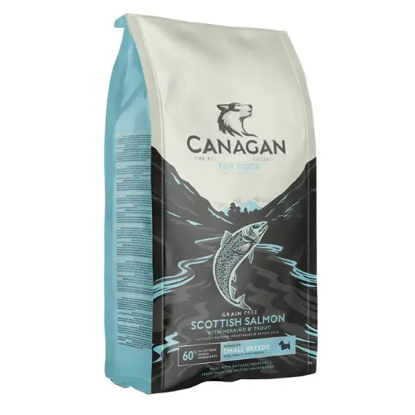 Canagan for Dogs All Life Small Breeds Grain Free Skin&Coat Salmone scozzese 2 kg - Croccantini per cani - immagine 1