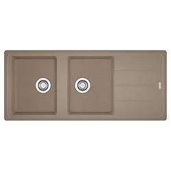 Lavello 2 vasche (116x50cm) Bfg 621 BOSTON Oyster Opaco 114 0490 339 - immagine 1