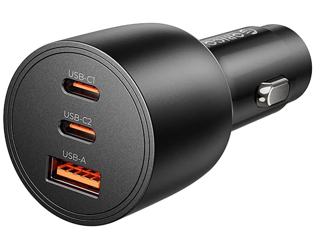 Caricatore Auto Orico PowerLink, 165W, 5A, 1 x USB-A - 2 x USB-C, Nero - immagine 1