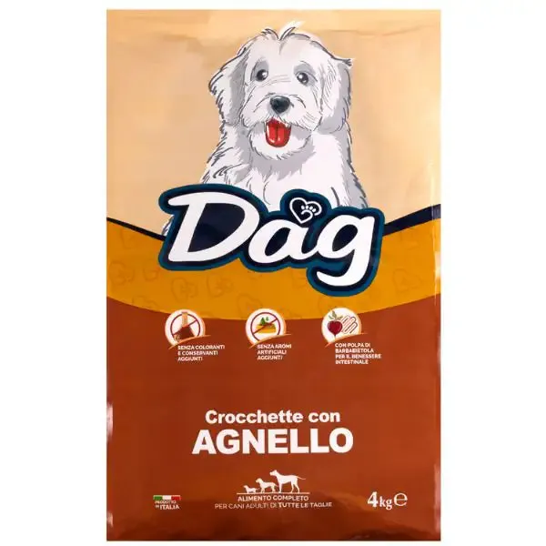 Dag Dog Adult All Breeds Agnello 4 kg - Croccantini per cani - immagine 1