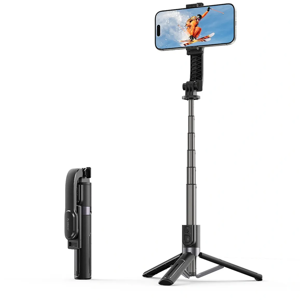 Selfie Stick Bluetooth Orico SPV90, Universale, Nero - immagine 1