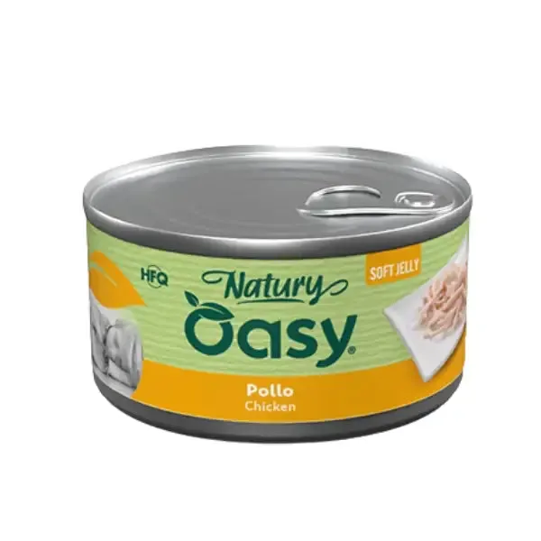 Oasy Natury Dog Adult Soft Jelly 150 gr Pollo - confezione da 6 pezzi - Cibo umido per cani - immagine 1