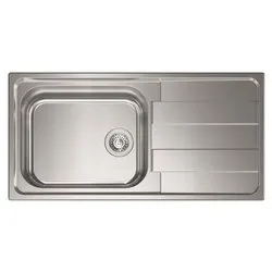 Lavello 1 vasca (100x50cm) LEVANTE Inox Satinato 015726SCSSP - immagine 1