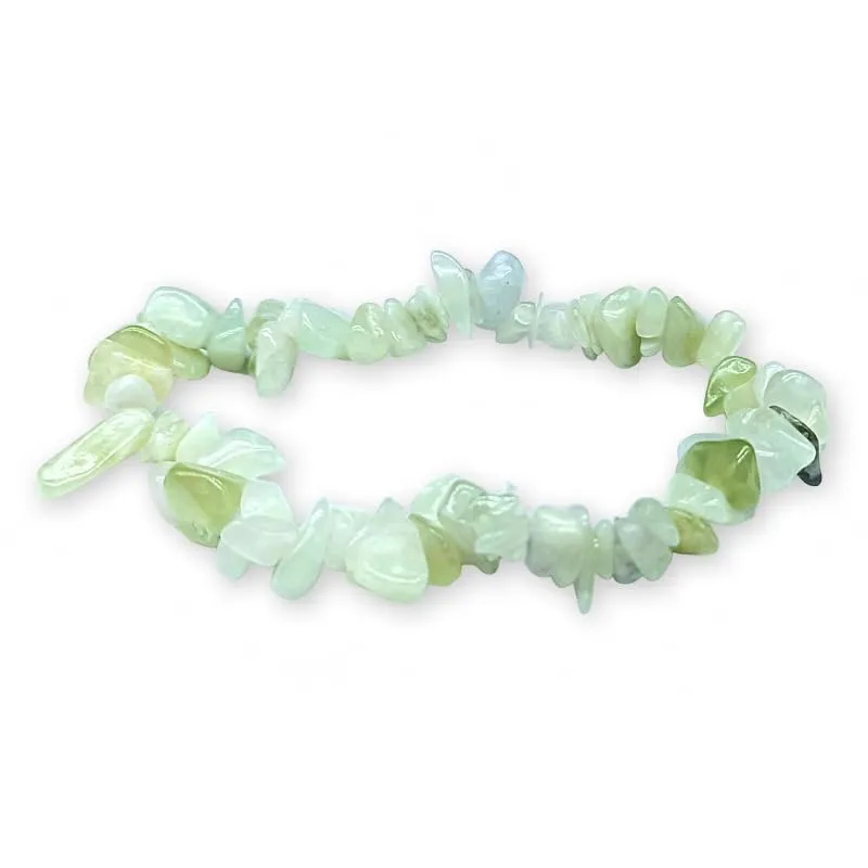 Generico Bracciale chips braccialetto pietra vera naturale (SERPENTINO) - immagine 1